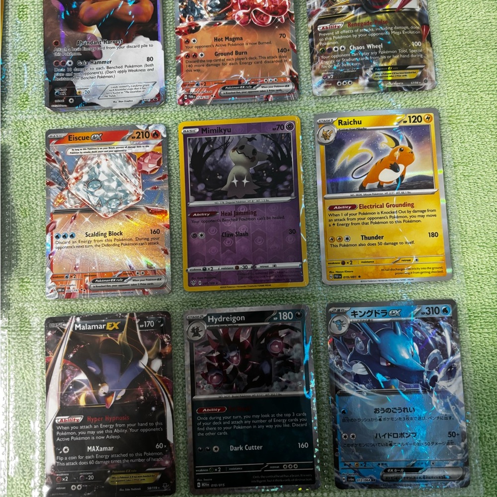 Pokemon Card Collection - Red, Blue, Purple, Yellow